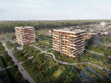 Almere Poort, Almere, Flevoland, Nederland