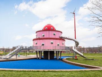 Almere Poort, Almere, Flevoland, Nederland