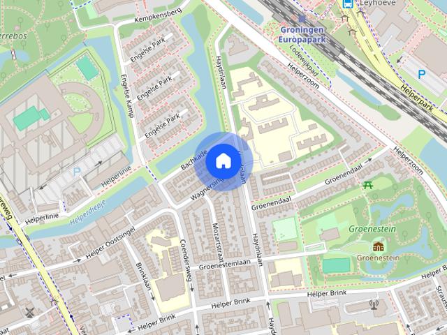 Appartement te huur: Wagnersingel 22 B 9722 CZ Groningen
