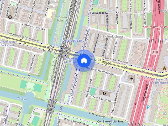 Appartement te huur: Woutertje Pietersestraat 40 2 1061 DG Amsterdam