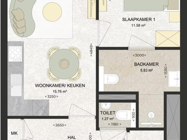 Appartement te huur