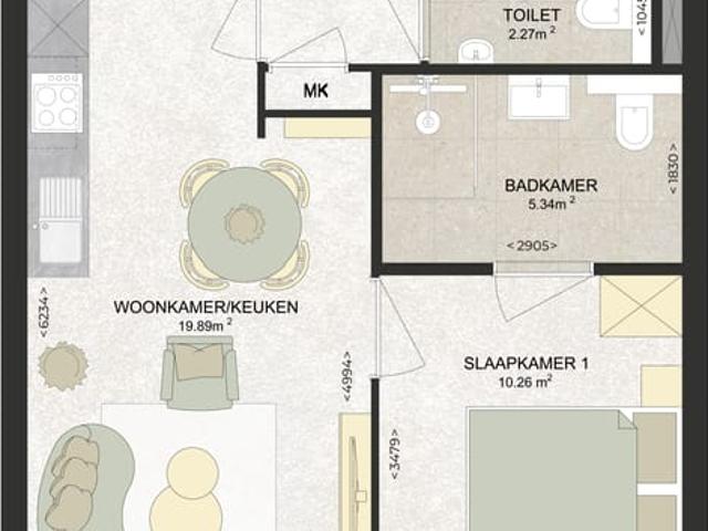 Appartement te huur