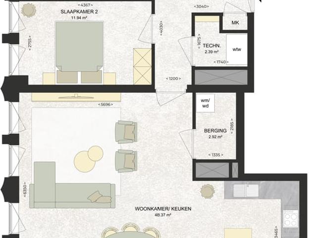 Appartement te huur