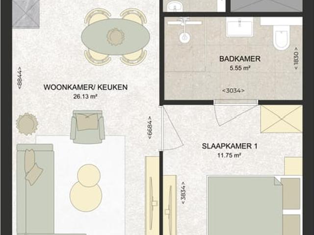 Appartement te huur