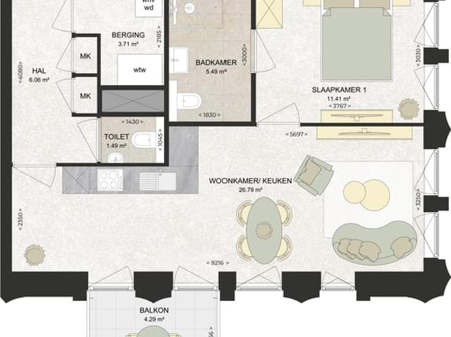 Appartement te huur