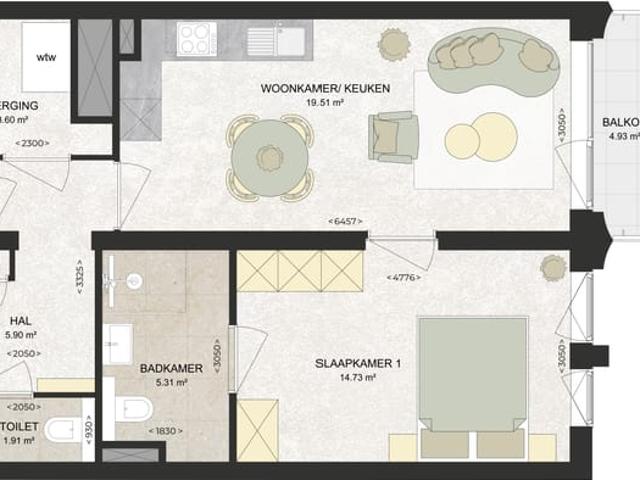 Appartement te huur
