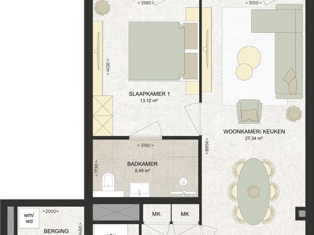 Appartement te huur