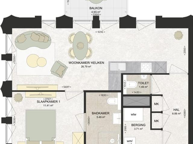 Appartement te huur