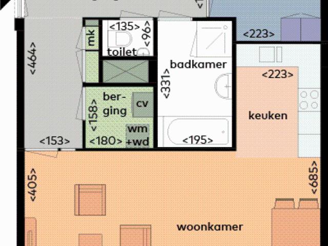 Appartement te huur