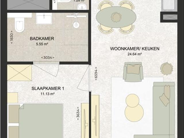 Appartement te huur