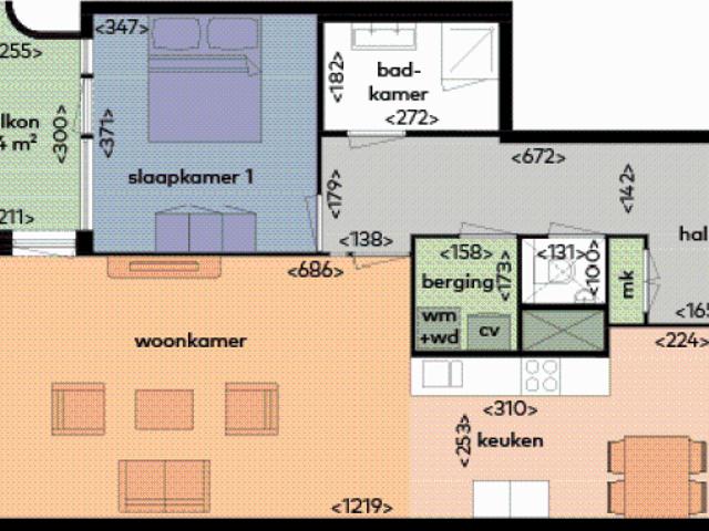 Appartement te huur