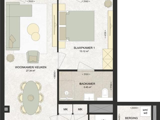 Appartement te huur