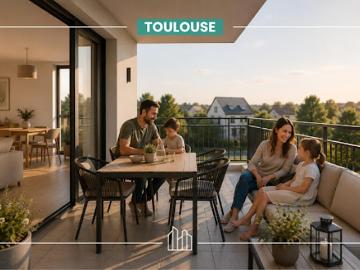 Appartement Toulouse 4 pièces RÉSIDENCE OPALINE ? PROCHE COMMERCES