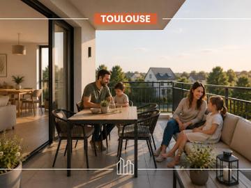 Appartement Toulouse 5 pièces JARDINS D?OPALE ? PROCHE TRANSPORTS