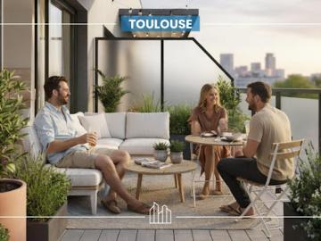 Appartement Toulouse 2 pièces CLOS CERISE PROX COMMERCES
