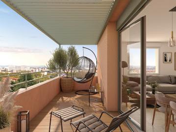 Appartement Toulouse 3 pièces Lisière du Parc Ortus