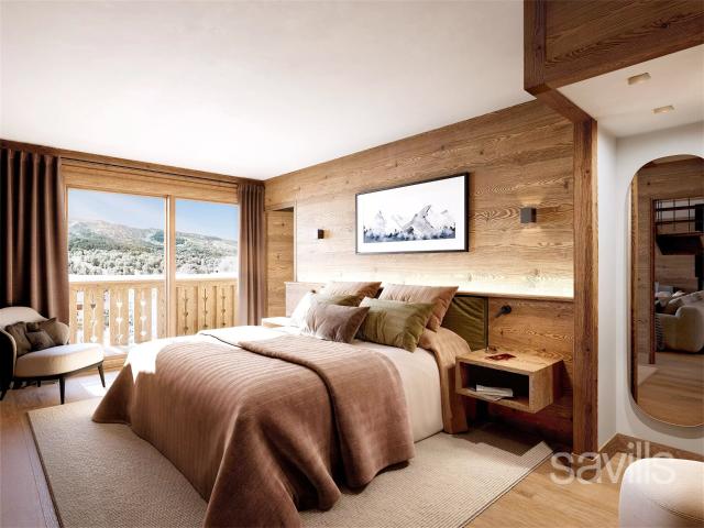 Appartement trois chambres avec double terrasse 78m² Les Allues Méribel