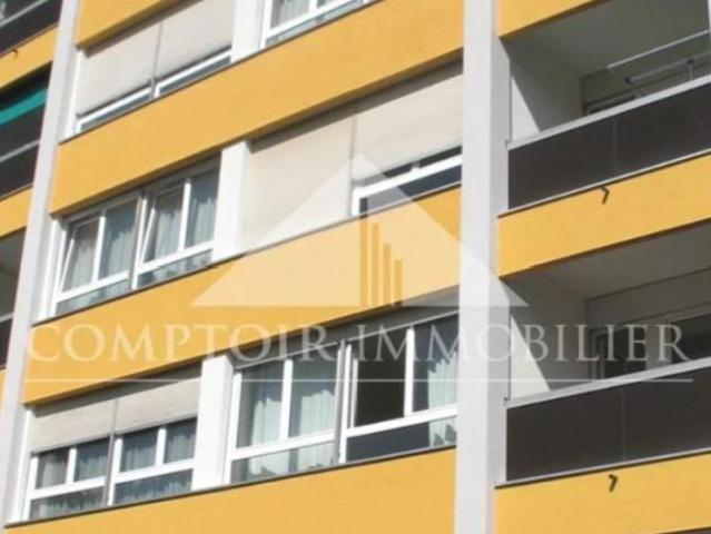 Appartement traversant avec balcon à louer à Meyrin, proche commerces