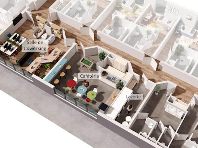 Appartement 1 pièce 19 m2