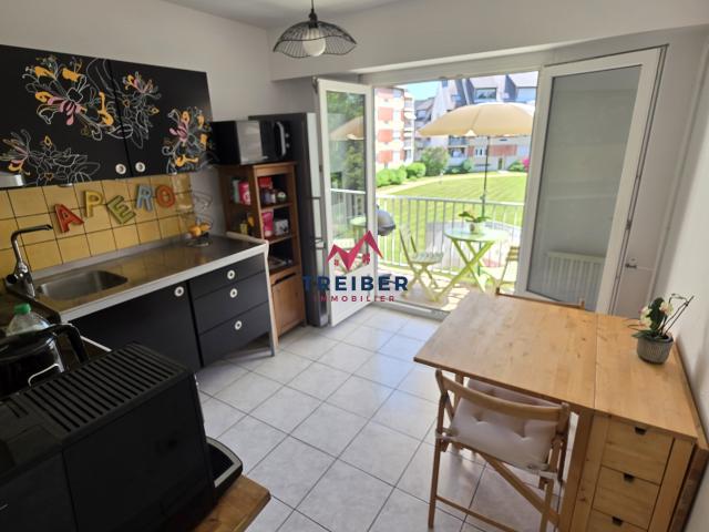 Appartement Valdoie 69 m2 avec balcon garage et place de parking privative en exclusivité