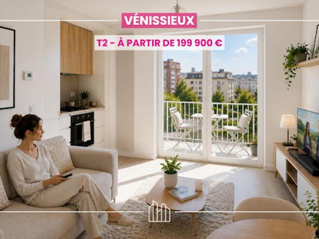 Appartement Venissieux 2 pièces RÉSIDENCE VERDA PROCHE COMMODITÉS