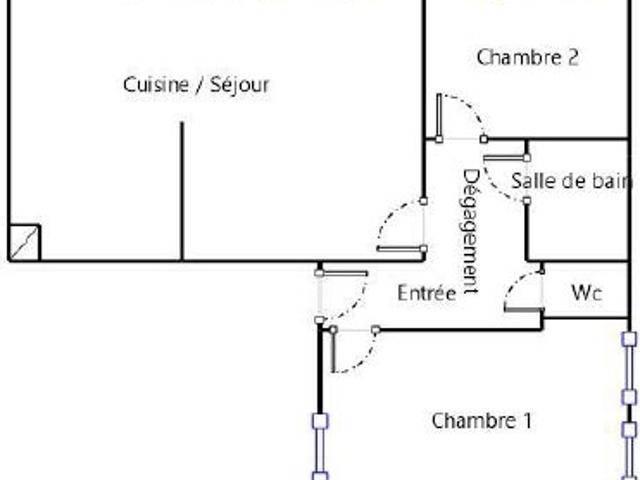 Appartement VIENNE 3 pièce s 61.56 m2