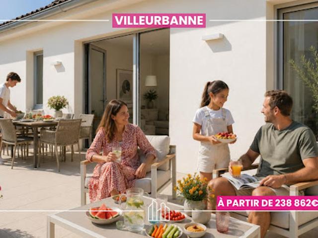 Appartement Villeurbanne 3 pièces DOMAINE DE L'ARC PROCHE COMMODITÉS
