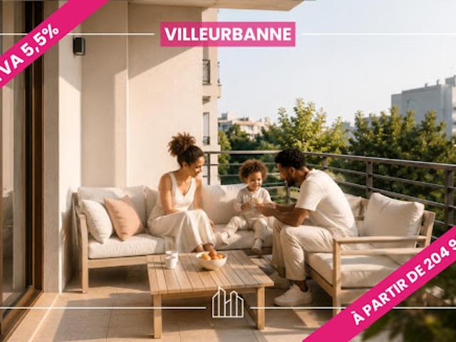 Appartement Villeurbanne 3 pièces RÉSIDENCE MARIA PROCHE COMMERCES