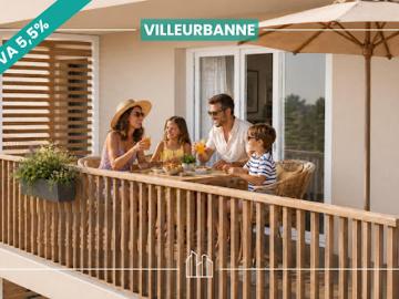 Appartement Villeurbanne 2 pièces RÉSIDENCE SÉRÉNA PROCHE COMMODITÉS