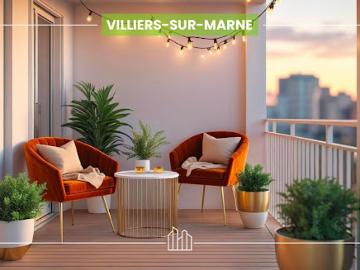 Appartement Villiers sur Marne 4 pièces LES JARDINS DU HETRE