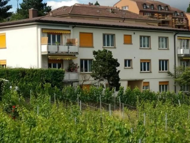 Appartement à Auvernier avec vue sur le lac et les Alpes