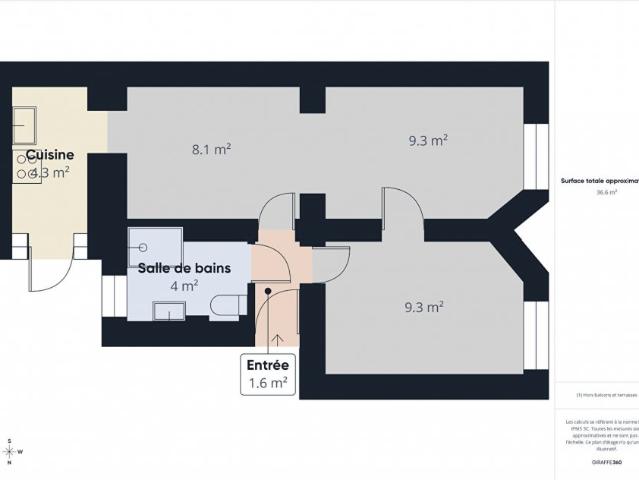 ▷ Appartement à louer • Nancy • 36 m² • 460 € | immoRegion