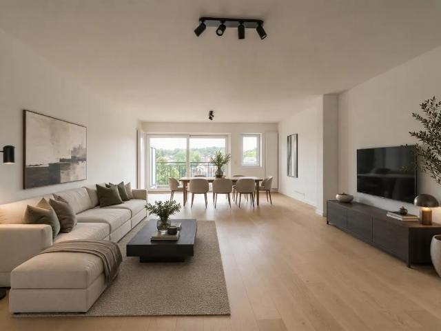 Appartement à louer avec terrasse et jardin, La Hulpe