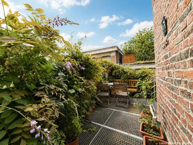 Appartement à louer avec terrasse et jardin, Saint Gilles