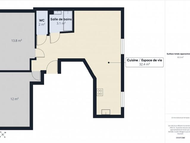 ▷ Appartement à louer • Saint Nicolas de Port • 61,63 m² • 540 € | immoRegion