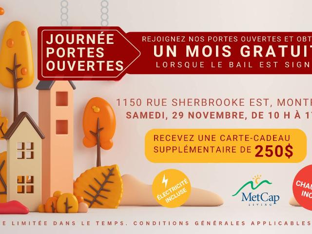 Appartement à Louer 1150 Rue Sherbrooke East, Montréal 16 photos | Logis Québec