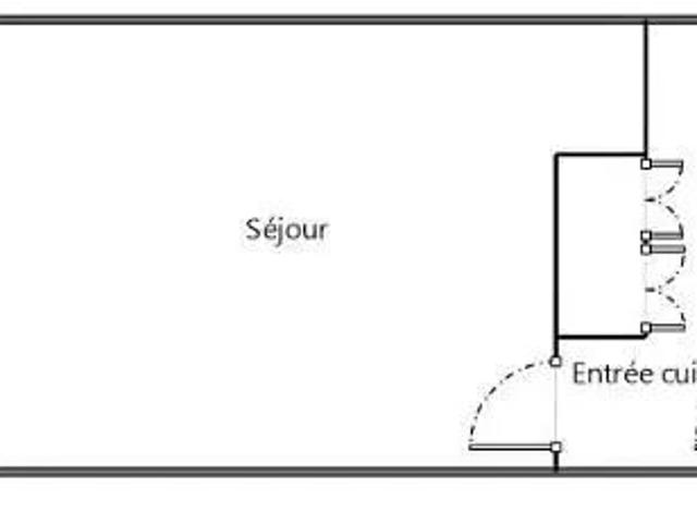 Appartement à louer 1 pièce 23.46m²