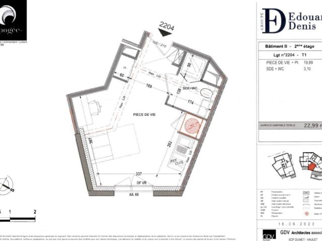 Appartement à louer 1 pièce
