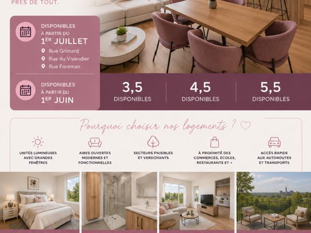 Appartement à Louer 2010 rue Grimard, Trois Rivières Trois Rivières 4 photos | Logis Québec