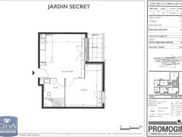 Appartement à louer 2 pièces 41.19m²