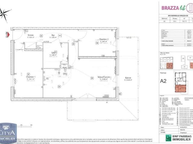 Appartement à louer 3 pièces 65.93m²