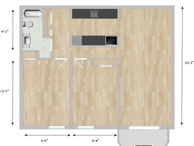 Appartement à Louer 6502 Boul Langelier Montréal H1M 2C3, Mercier/Hochelaga Maisonneuve Montréal 9 photos | Logis Québec