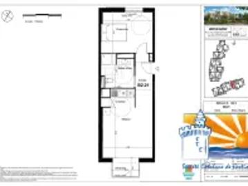 Appartement à Perpignan T2 à Perpignan avec parking dans résidence neuve