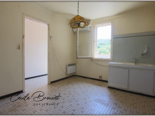 Appartement à rénover, 3 pièces, avec cave et balcon, Céret 66400