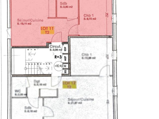 Appartement A RENOVER 32m² à VALS LES BAINS