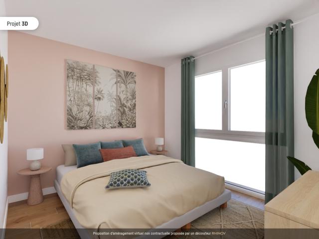 appartement à vendre 4 pièces METZ 57 au 1° étage avec ascenseur, loggia, et parking en sous sol