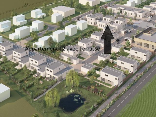 appartement à vendre 2 pièces avec Terrasse LAIZE LA VILLE 14