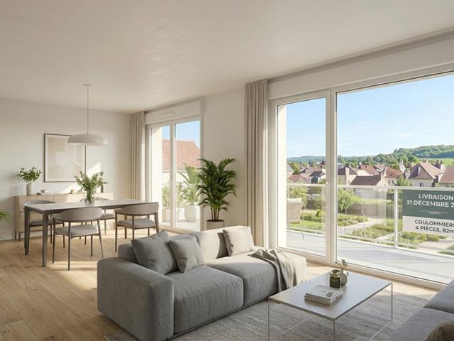 appartement à vendre 2 pièces COULOMMIERS 77