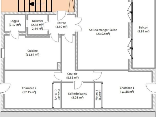 Appartement à vendre 3 pièces SOLENZARA 20