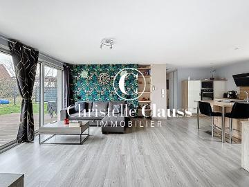 Appartement à vendre à Kirchheim, 3 chambres, 85m2, jardin, garage